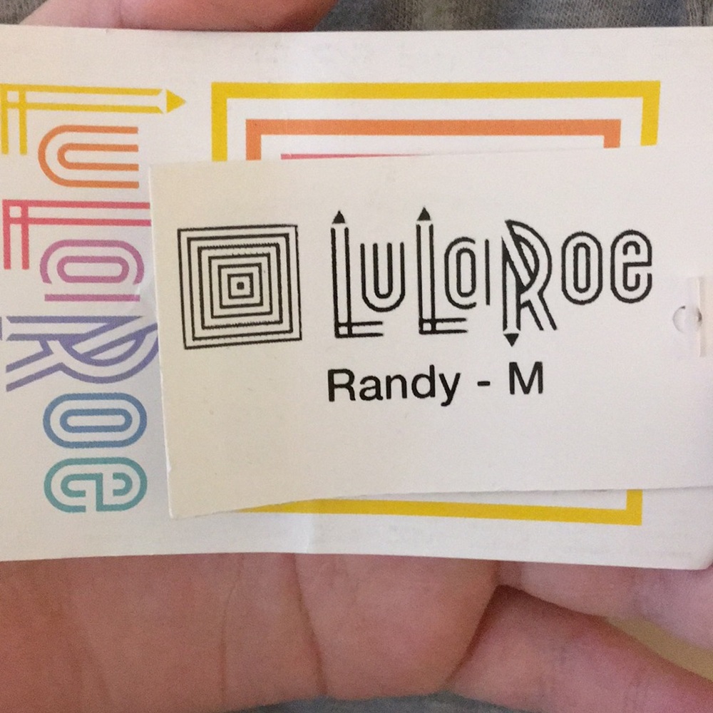 LuLaRoe Medium Randy - Picture 3 of 4